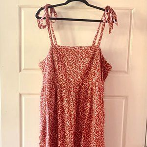 Old Navy Split-Front Midi Swing Dress XXL